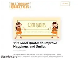 Sites similar to allhappyquotes.com