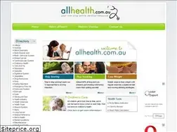 Sites similar to allhealth.com.au