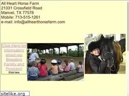 Sites similar to allhearthorsefarm.com