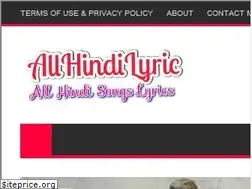 Sites similar to allhindilyric.blogspot.com