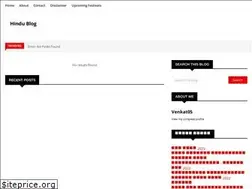 Sites similar to allhinduinfo.blogspot.com