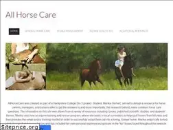 Sites similar to allhorsecare.weebly.com