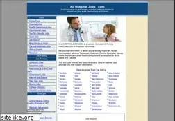 Sites similar to allhospitaljobs.com