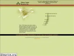 Sites similar to alliance-capital.com