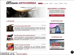 Sites similar to allianceanticorrida.fr