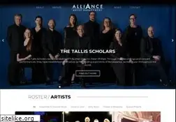 Sites similar to allianceartistmanagement.com
