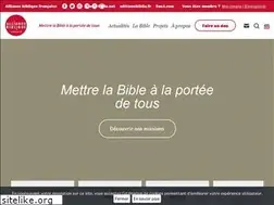 Sites similar to alliancebiblique.com