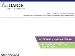 Sites similar to alliancecancer.com
