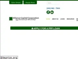 Sites similar to alliancecapitalcorporation.com