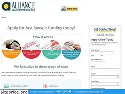 Sites similar to allianceclaimfunding.com