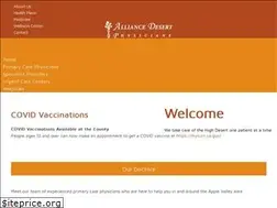 Sites similar to alliancedesertphysicians.com