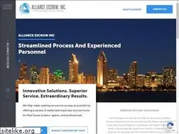 Sites similar to allianceescrowinc.com