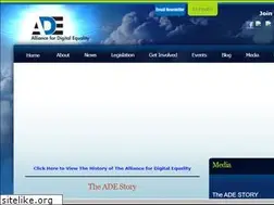 Sites similar to alliancefordigitalequality.org