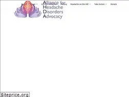 Sites similar to allianceforheadacheadvocacy.org