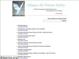Sites similar to allianceforpatientsafety.org