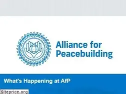 Sites similar to allianceforpeacebuilding.org
