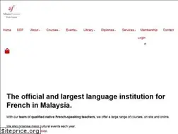 Sites similar to alliancefrancaise.org.my