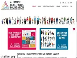 Sites similar to alliancehealthcarefoundation.org