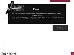 Sites similar to alliancelandsurveyors.com