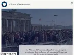 Sites similar to allianceofdemocracies.org
