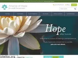 Sites similar to allianceofhope.org