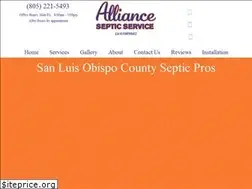 Sites similar to alliancesepticservice.com