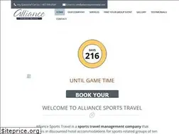 Sites similar to alliancesportstravel.com