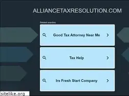 Sites similar to alliancetaxresolution.com