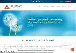 Sites similar to alliancetitle.com