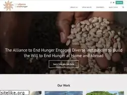 Sites similar to alliancetoendhunger.org