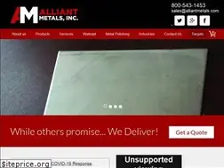 Sites similar to alliantmetals.com