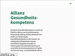 Sites similar to allianz-gesundheitskompetenz.ch