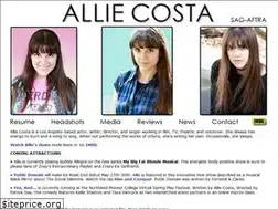 Sites similar to alliecosta.com