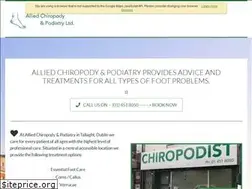 Sites similar to alliedchiropody.ie
