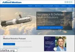 Sites similar to alliedmotion.com