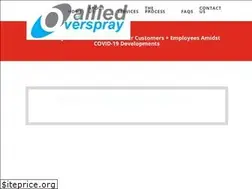 Sites similar to alliedoverspray.com