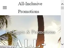 Sites similar to allinclusivepromotions.com