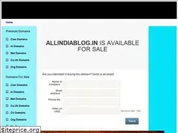 Sites similar to allindiablog.in