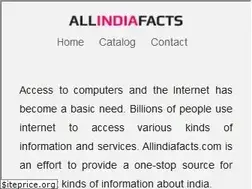 Sites similar to allindiafacts.com