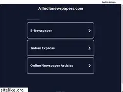 Sites similar to allindianewspapers.com