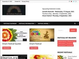 Sites similar to allindianfestivals.in