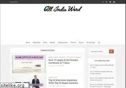 Sites similar to allindiaword.net