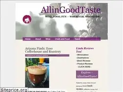 Sites similar to allingoodtaste.info