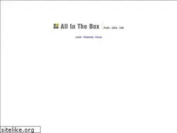 Sites similar to allinthebox.be