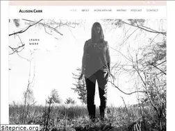 Sites similar to allisoncarr.net