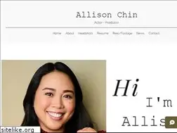 Sites similar to allisonchin.com