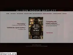 Sites similar to allisonhooverbartlett.com