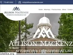 Sites similar to allisonmackenzie.com