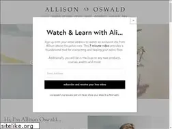 Sites similar to allisonoswald.com