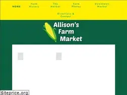 Sites similar to allisonsfarmmarket.com
